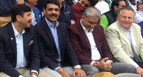 Pakistan Army Chief  in Pak v SA Match